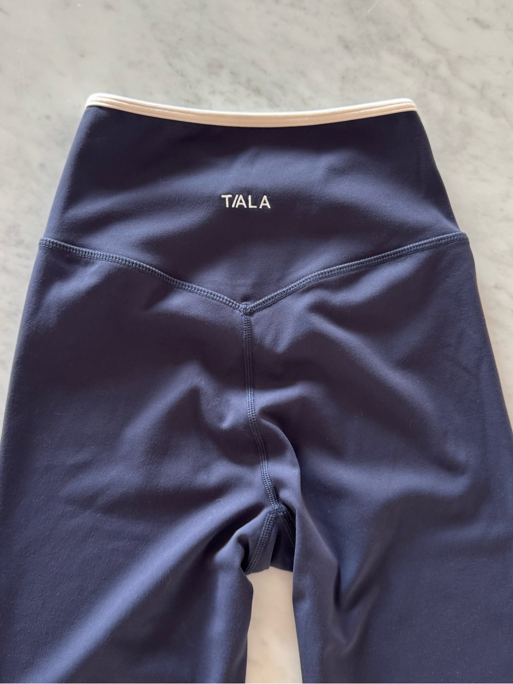 tala contrast trim navy blue leggings - Picture 6 of 6